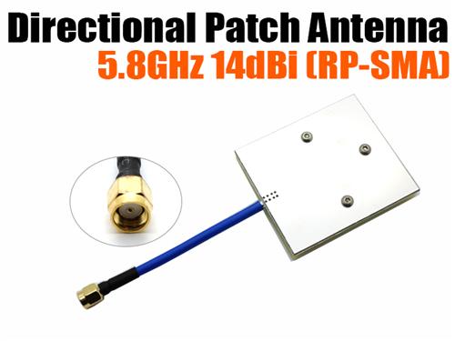 5.8GHz 14dBi Directional Patch Antenna (RP-SMA) [PA5814-RP]